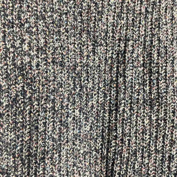 Gap Textured Knit Open Front Long Cardigan in Heather Charcoal Size Small - Picture 4 of 7